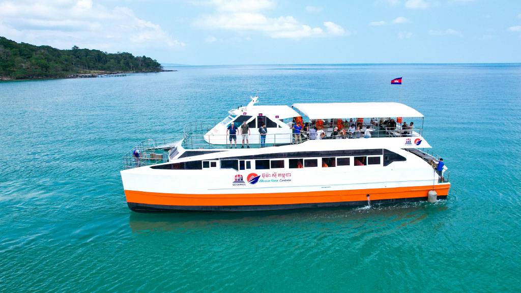 Our customers service staff at the counter greeting customers